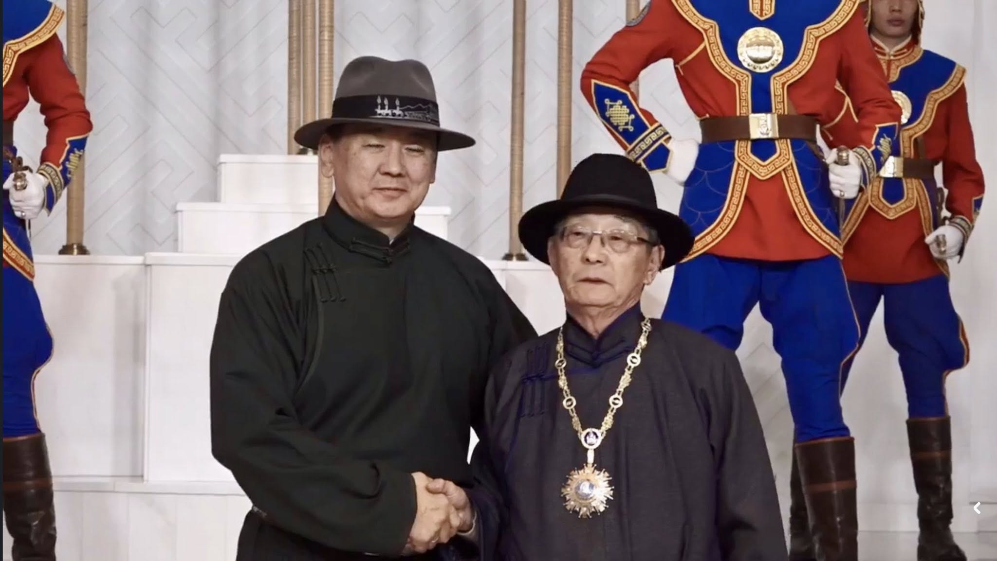 🔴 Академич Содовсүрэнгийн Нарангэрэлд “Чингис хаан” тэргүүн зэргийн одон хүртээлээ