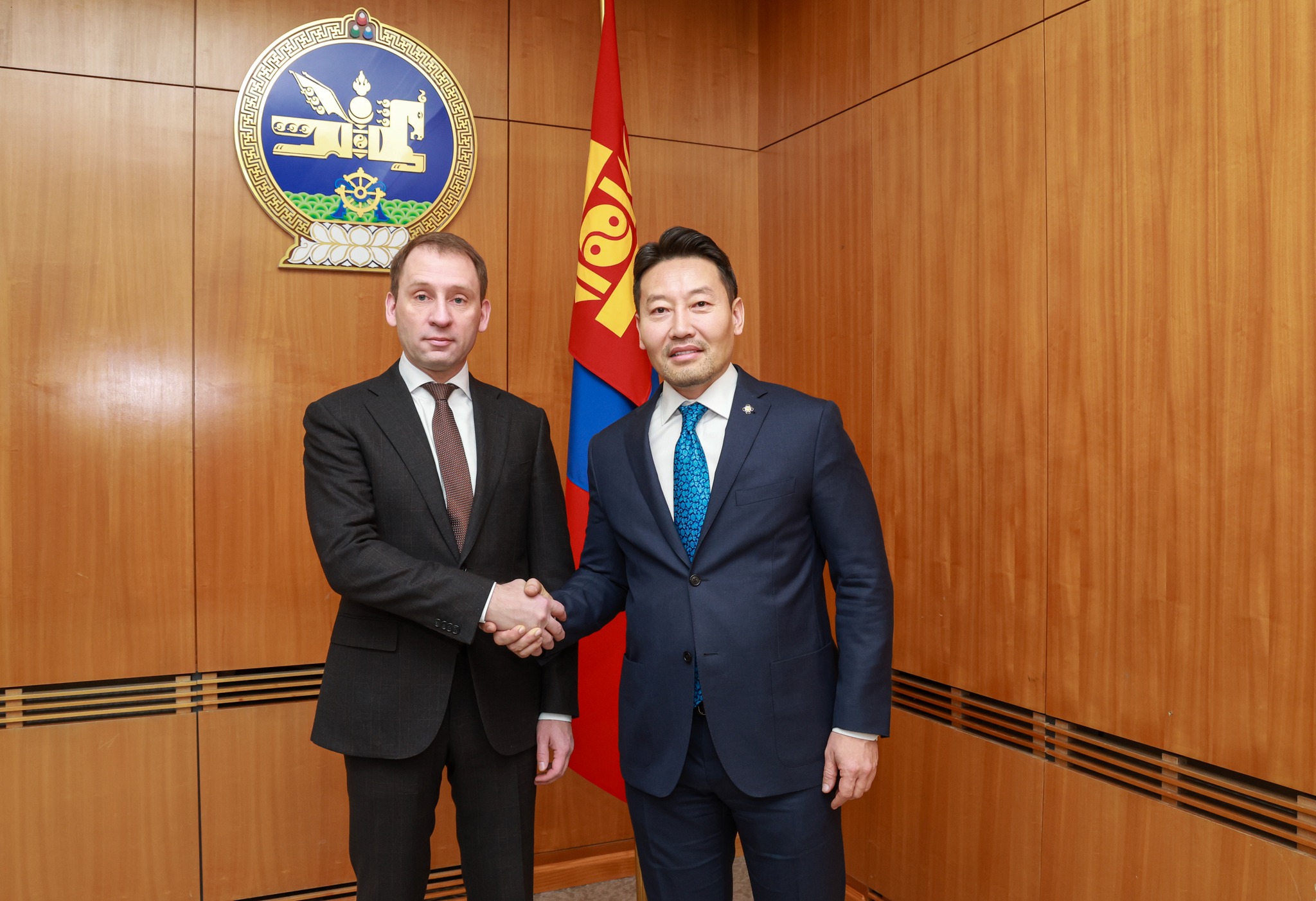 Шадар сайд Х.Ганхуяг ОХУ-ын байгалийн нөөц, экологийн сайд А.А.Козловыг хүлээн авч уулзжээ