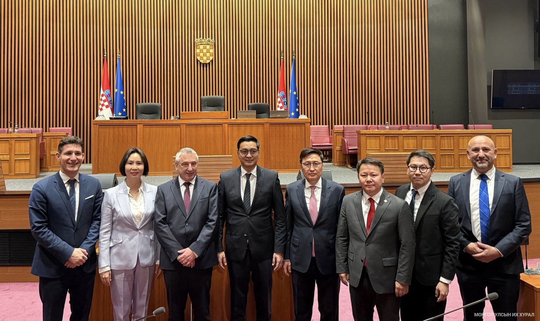 УИХ дахь Монгол-Хорватын парламентын бүлгийн дарга Ж.Алдаржавхлан тэргүүтэй гишүүд Бүгд Найрамдах Хорват Улсад ажиллав
