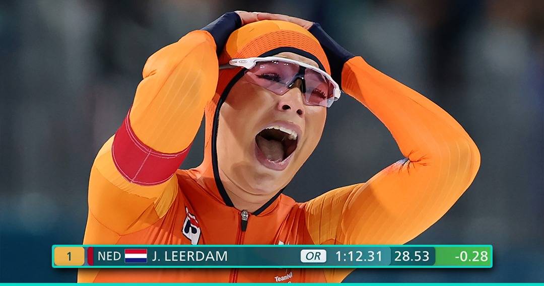 Ютта Леердам олимпын дээд амжилтыг шинэчлэн тогтоож, анхны алтан медалиа хүртлээ