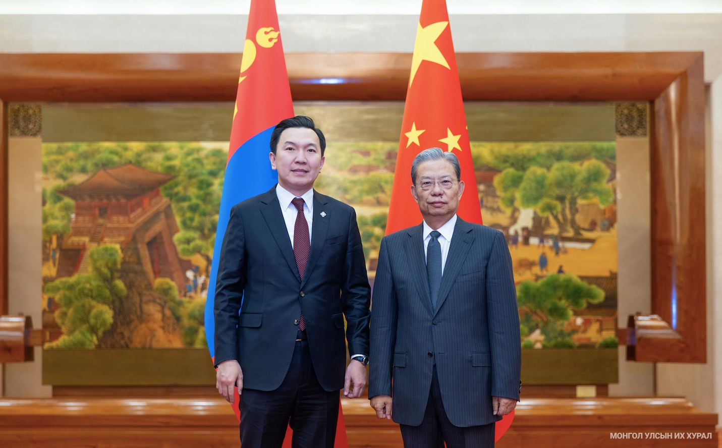 УИХ-ын дарга Н.Учрал БХАТИХ-ын Байнгын хорооны дарга Жао Лөжитэй уулзлаа