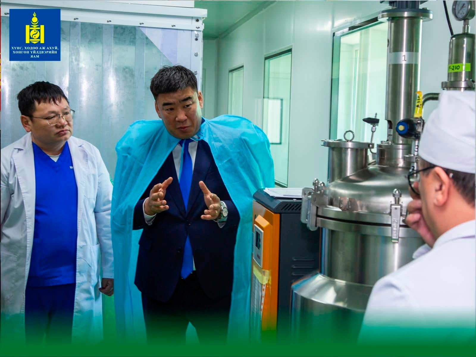 Вакцин үйлдвэрлэлээ хөгжүүлж, дотоодын хэрэглээгээ бүрэн хангах чиглэл өглөө