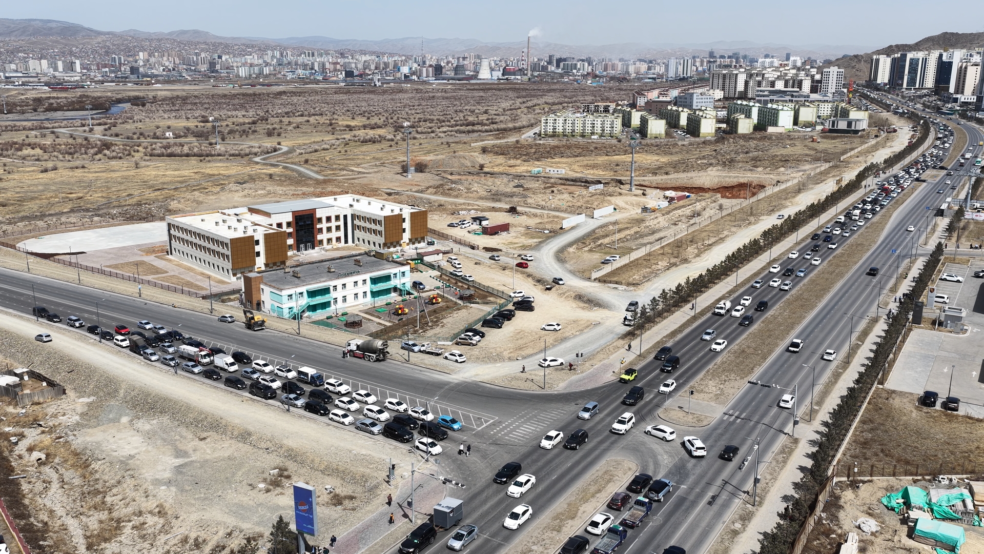 Яармагийн авто замаас 312 дугаар сургууль, цэцэрлэг хүртэл авто зам барина