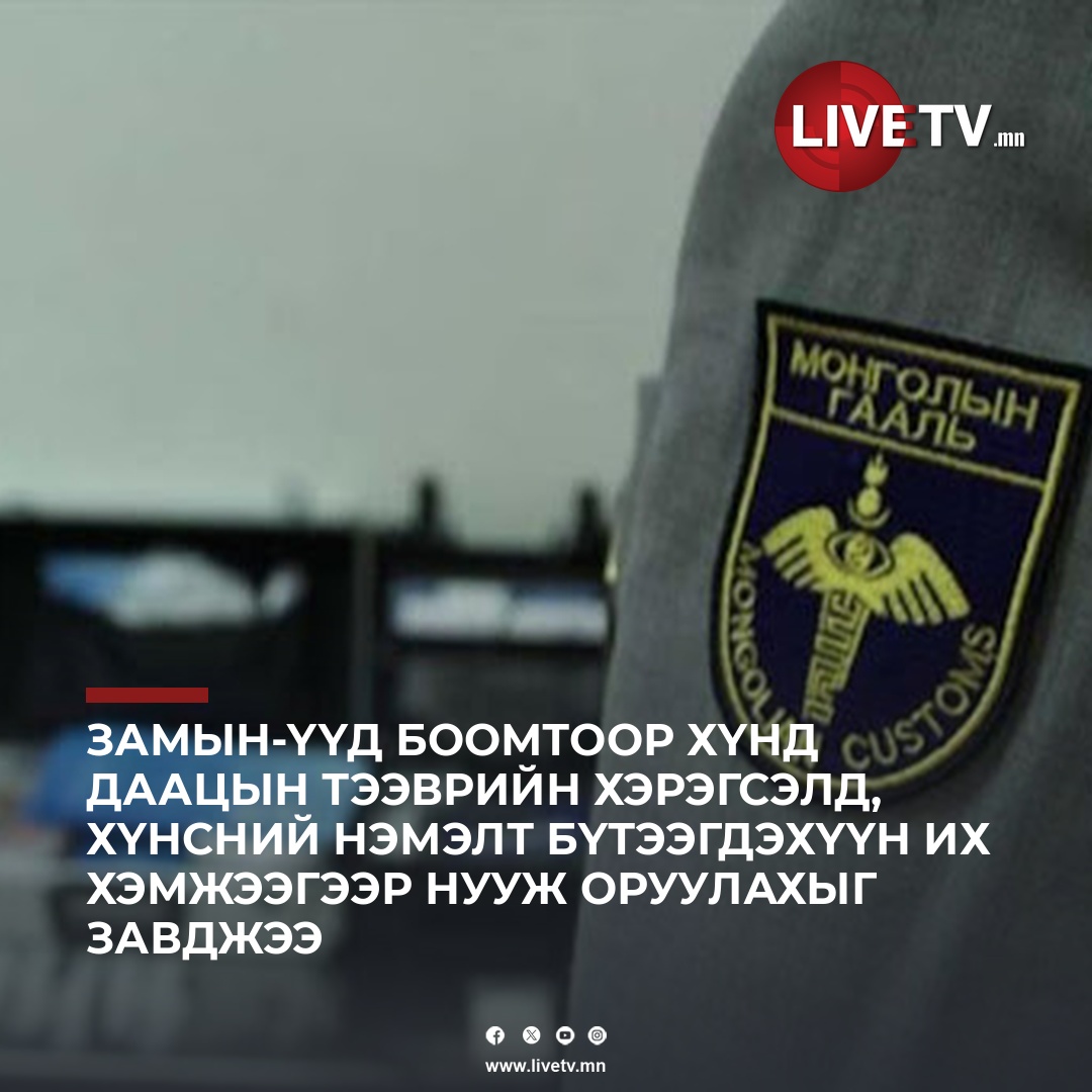 Хилээр хүнсний нэмэлт бүтээгдэхүүн нуун оруулж татвараас зайлсхийхийг завджээ
