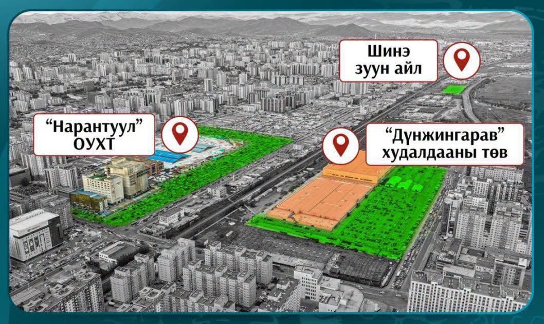 Амралтын өдрүүдээр Дүнжингарав худалдааны төв, Нарантуул захын машины зогсоол, замыг нээнэ