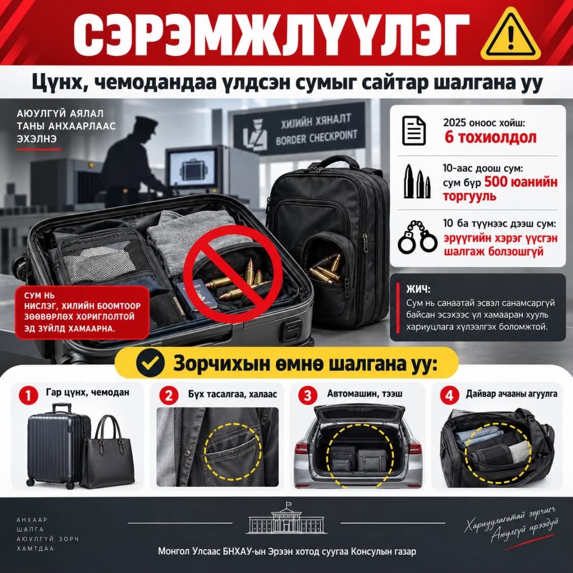 Эрээн боомтод сум авч явсан Монгол иргэд саатуулагдах тохиолдол гарч байна