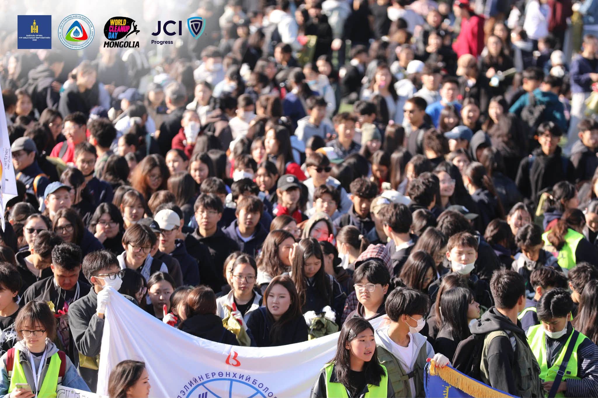 World Cleanup day-д Монгол Улсын хэмжээнд 20,000 иргэд оролцож эх дэлхийгээ цэвэрлэлээ