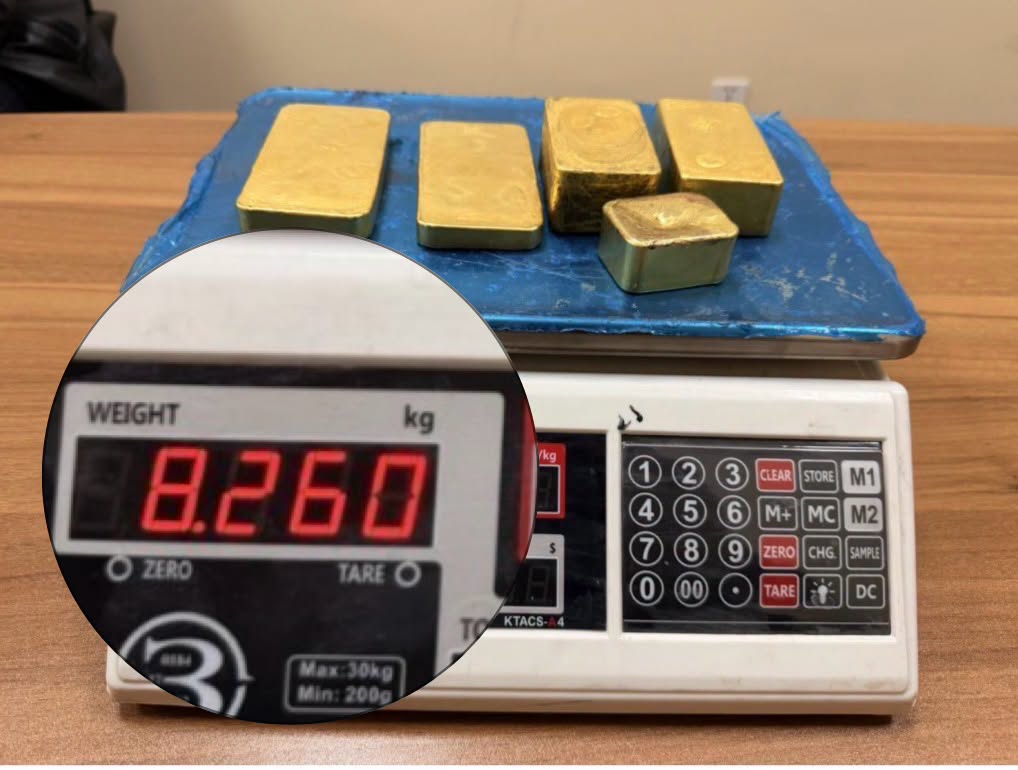Дөрөв орчим тэрбум төгрөгийн үнэлгээ бүхий 8.260 кг алтыг улсын хилээр хууль бусаар гаргахыг завджээ